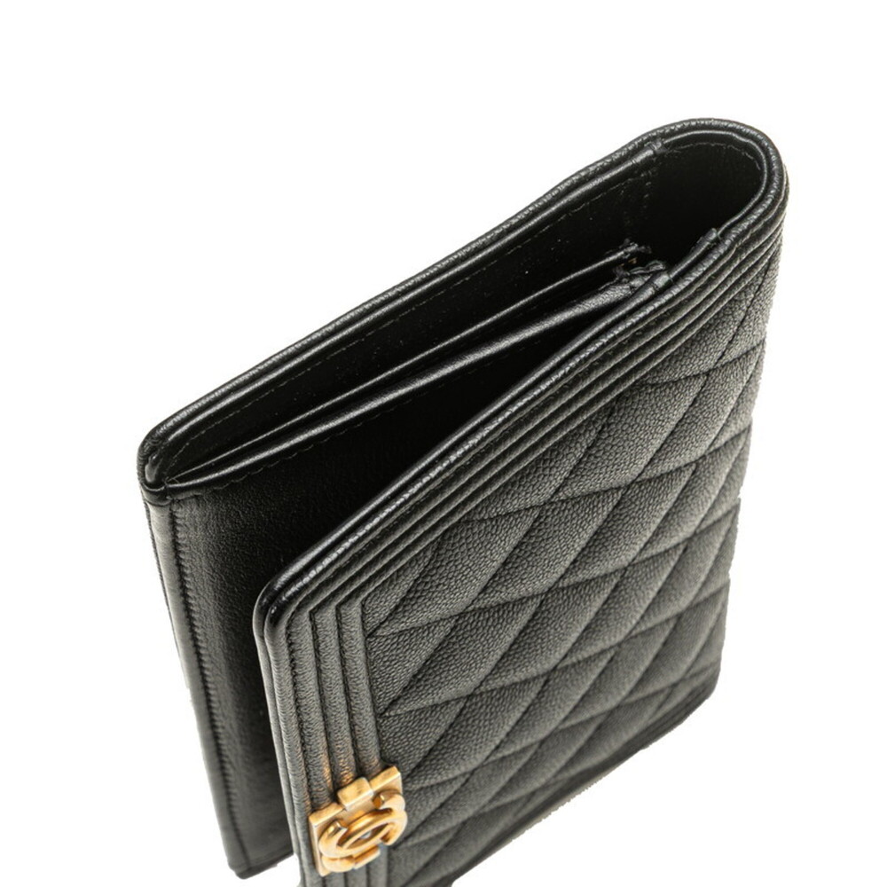CHANEL Black Caviar Leather Wallet - Picture 4 of 12